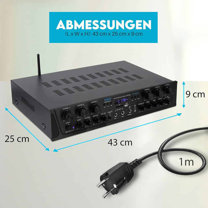 Pyle Verstärker, Mini Verstärker Bluetooth, Stereo Verstärker, Amplifier, Amp, Bluetooth, Stereo Rec