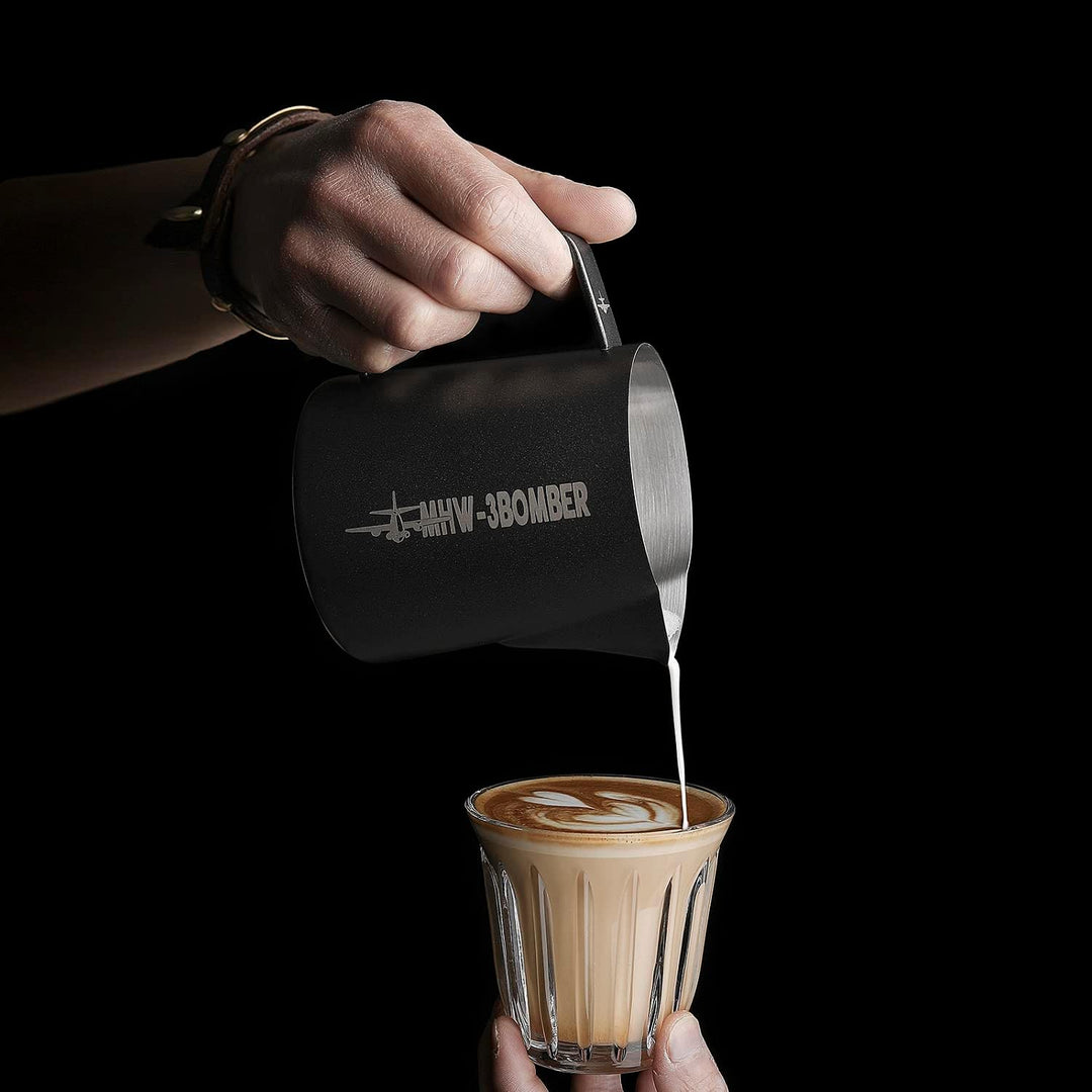 MHW-3BOMBER Espresso Milchkännchen Milk Pitcher 500ml Milchschaumtank Espresso Milchschaumtank Edels