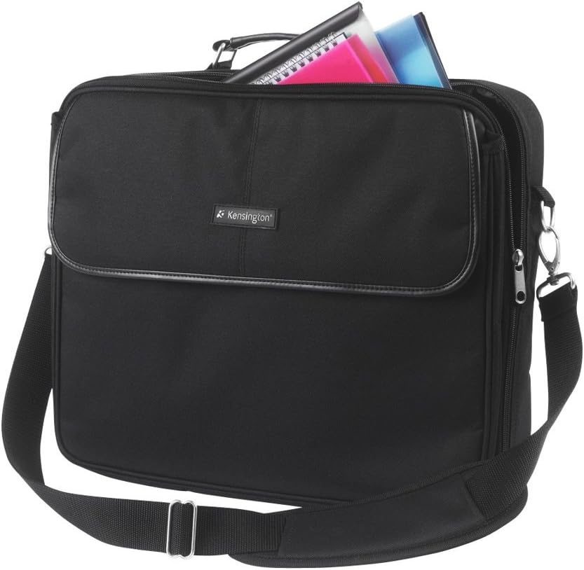 Kensington Deluxe Topload Laptoptasche - Einfach tragbare Tasche im klassischen Stil für 15,6 Zoll L