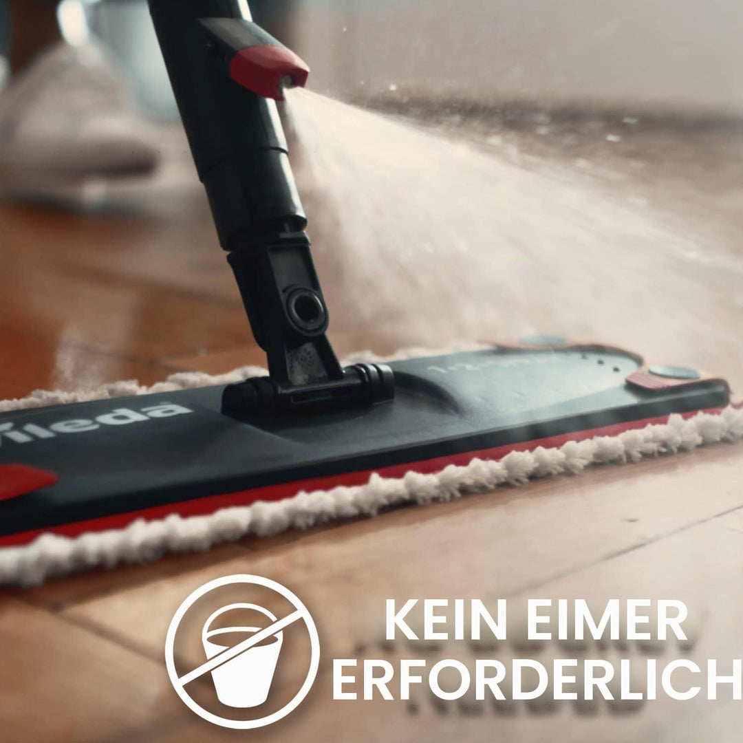 Vileda 1–2 Spray flach Spray Mop Mopp/Nachfüllpack, rot Mopp / Nachfüllpack Mopp / Nachfüllpack, Mop