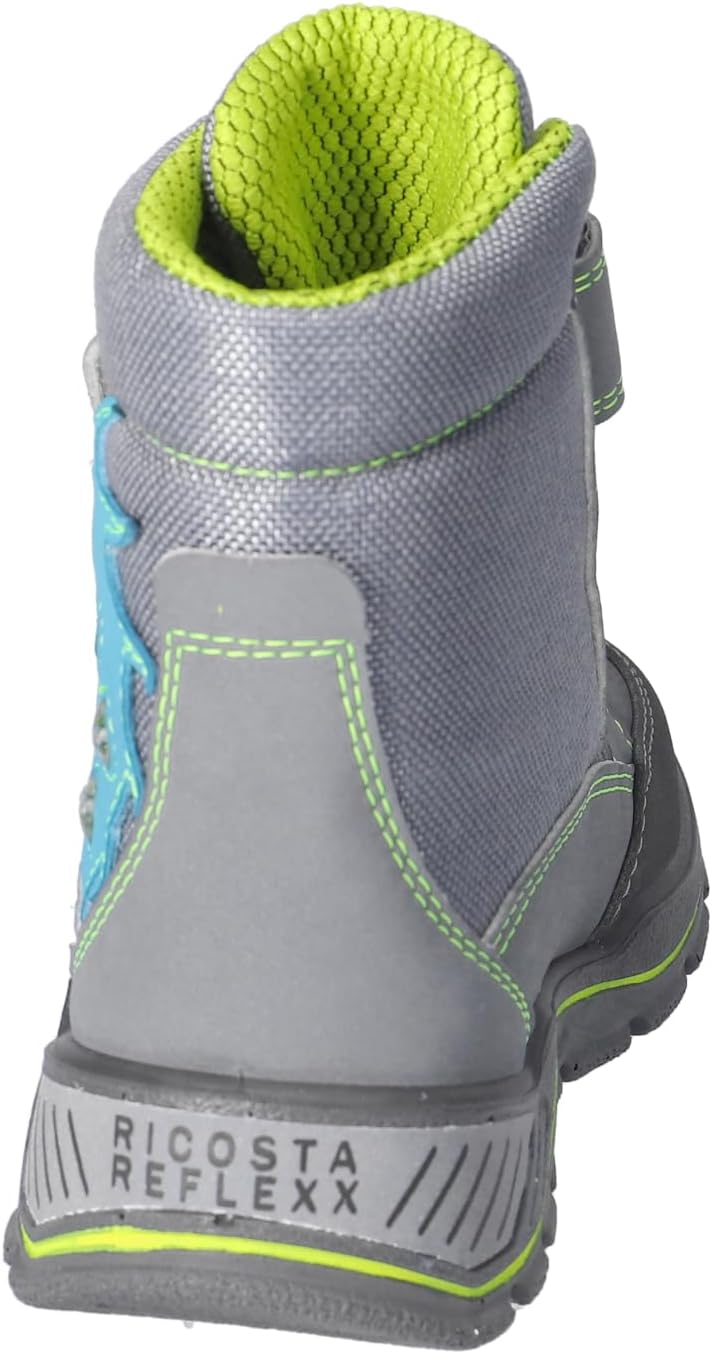 RICOSTA Jungen Stiefel GRISU, Kinder Boots, Weite: Weit, lose Einlage, Sympatex, Blinklicht 28 EU We
