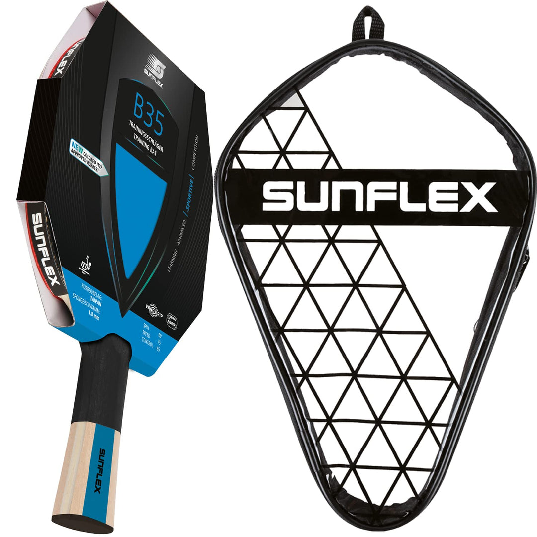 Sunflex® Color COMP B35 Tischtennisschläger | Tischtennis Racket Bat TT Hobby Trainingsschläger | ko