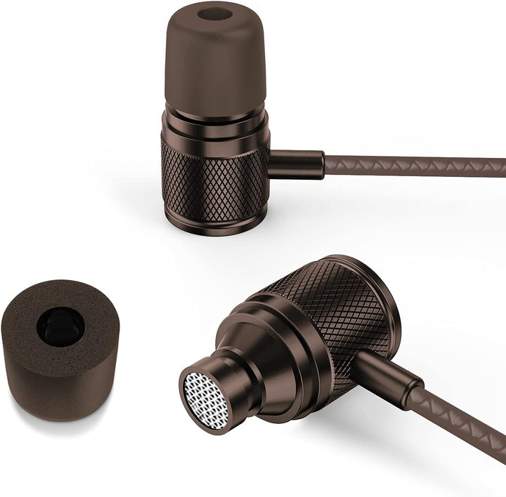 LUDOS Ultra Kopfhörer In Ear Ohrhörer mit Kabel und Mikrofon, Kristallklarer Klang, Ausgewogene Höhe