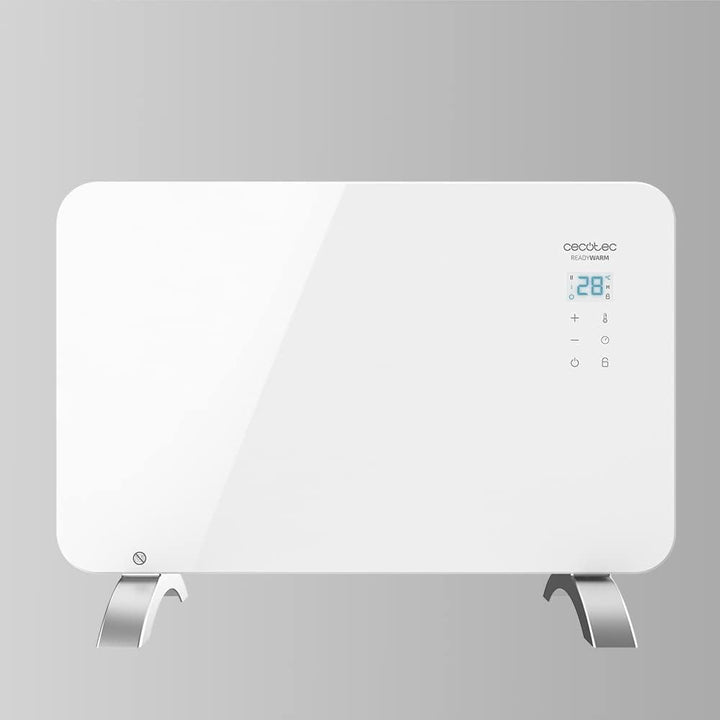 Cecotec Heizkonvektor mit Glasplatte Ready Warm 6650 Crystal Connection. 1000 W, WiFi-Steuerung , ei