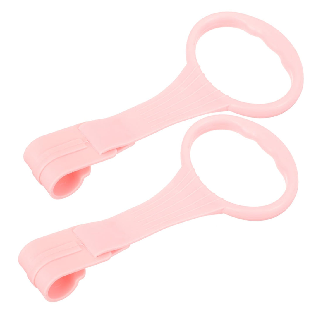 Toyvian 1 Paar Tragbare Steh Sicherheitsringe aus Pp in Rosa | Sanfte Kanten, für Säuglinge und Klei