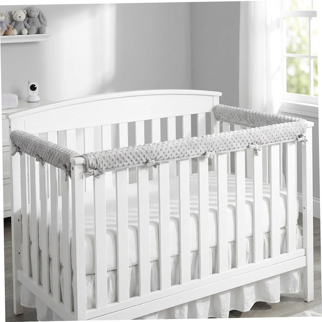 Abdeckung für Kinderbettgitter, 3 Stück, für Kinderbetten, weiche Polsterung für Babys, einfache Ins