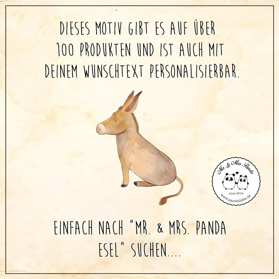 Mr. &amp; Mrs. Panda Motiv WC Sitz Esel - Geschenk, Klobrille, Weisheit, lustige Sprüche, Tiermotive, WC