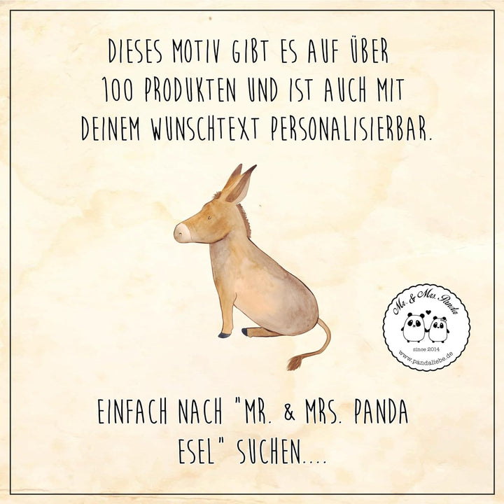 Mr. &amp; Mrs. Panda Motiv WC Sitz Esel - Geschenk, Klobrille, Weisheit, lustige Sprüche, Tiermotive, WC