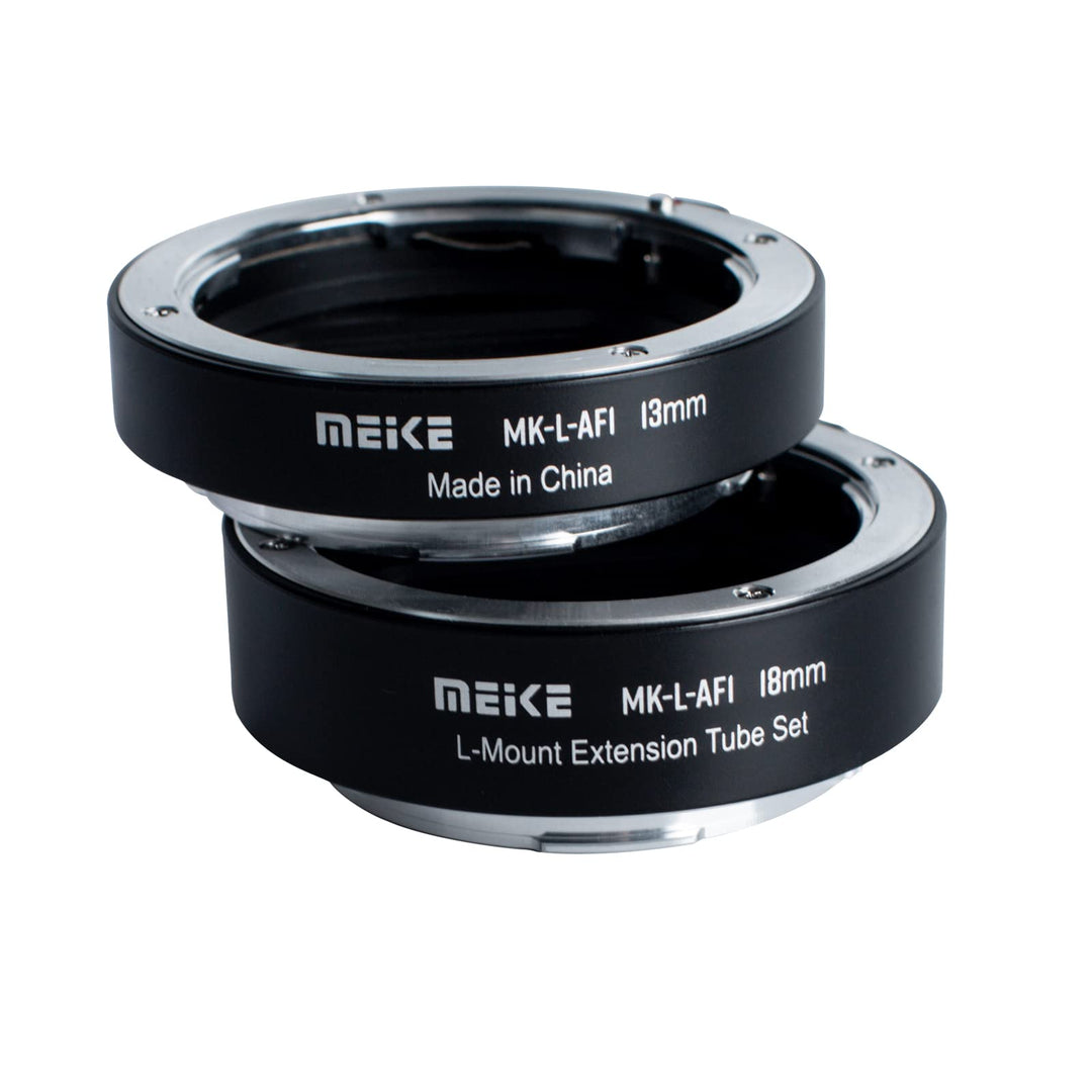 Meike L-AF1 Metall-Autofokus-Makro-Verlängerungsring (13 mm + 18 mm) für Panasonic Lumix Sigma Leica