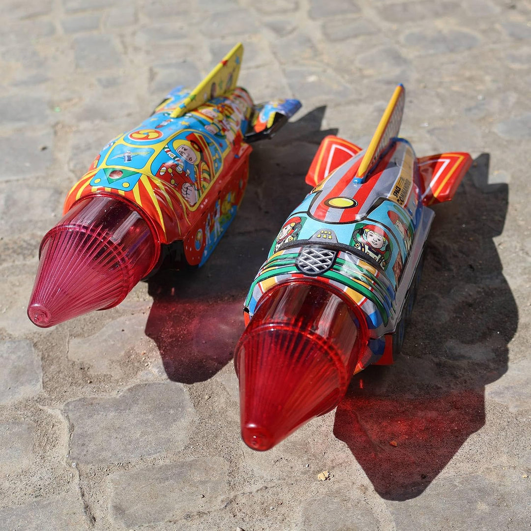 Freak Scene Space Blechspielzeug Rakete Set Raumschiff Blechrakete BS0598-101, BS0598-101