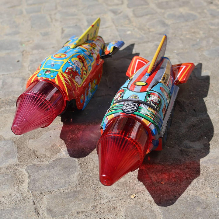 Freak Scene Space Blechspielzeug Rakete Set Raumschiff Blechrakete BS0598-101, BS0598-101
