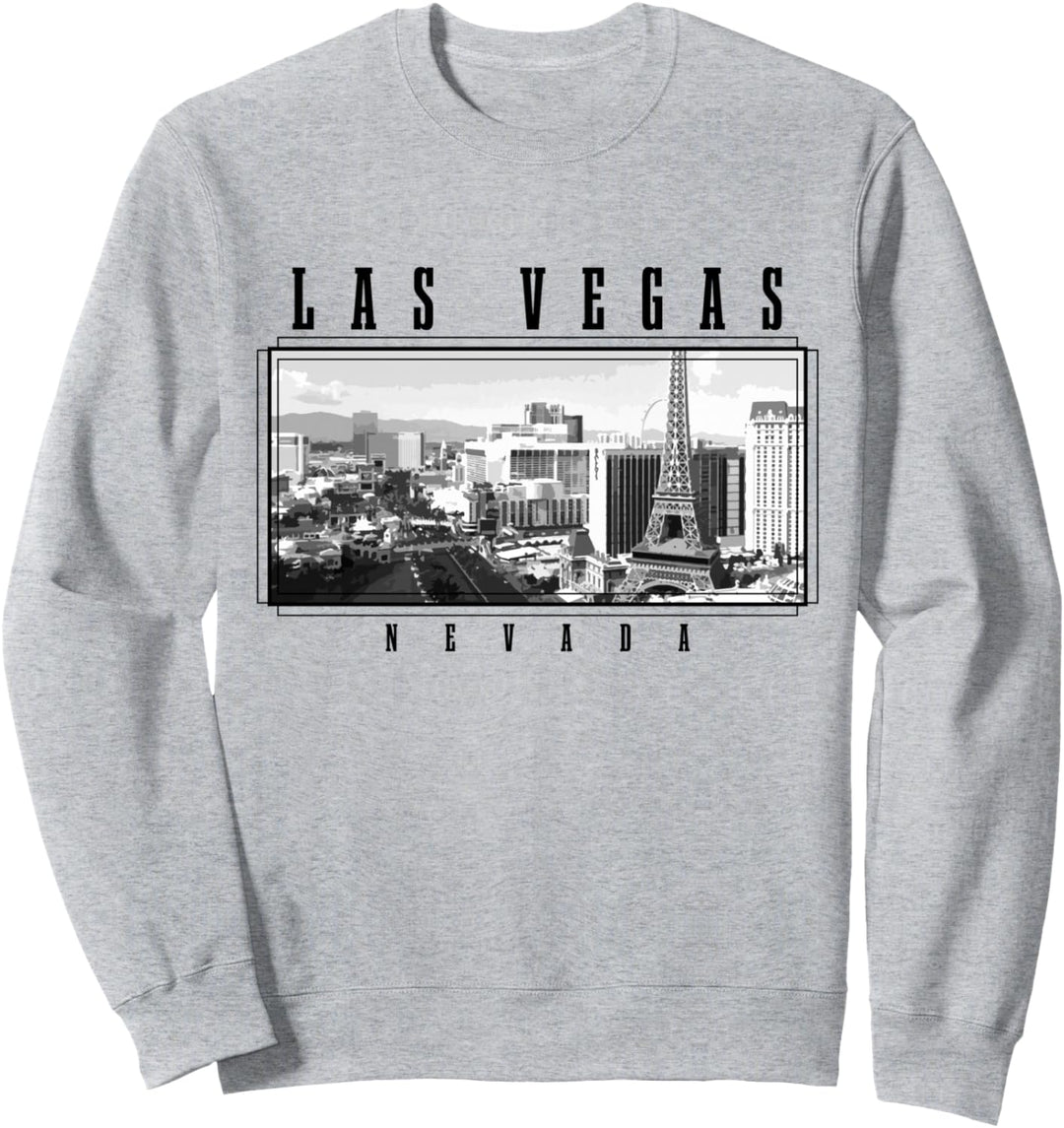 Las Vegas Vintage Skyline Nevada USA Amerika Souvenir Sweatshirt