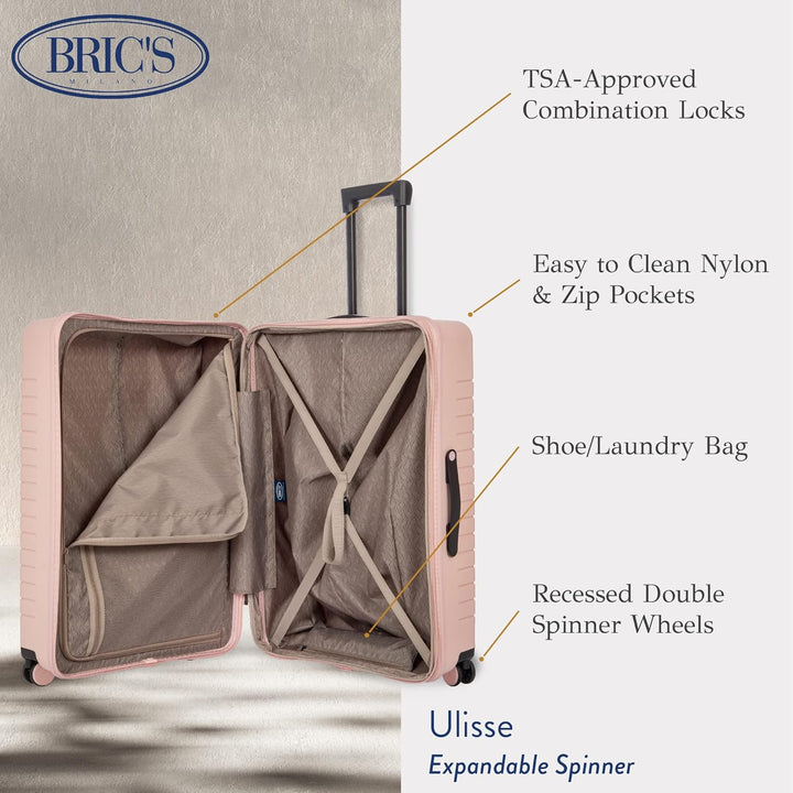Bric's Hartschalen-Kabinentrolley B Y, Einheitsgrösse.Pearl Rosa Einheitsgrösse Pearl Rosa, Einheits