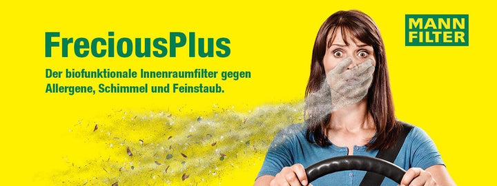MANN-FILTER FP 31 003 Innenraumfilter – FreciousPlus Biofunktionaler Pollenfilter – Für PKW FP Singl