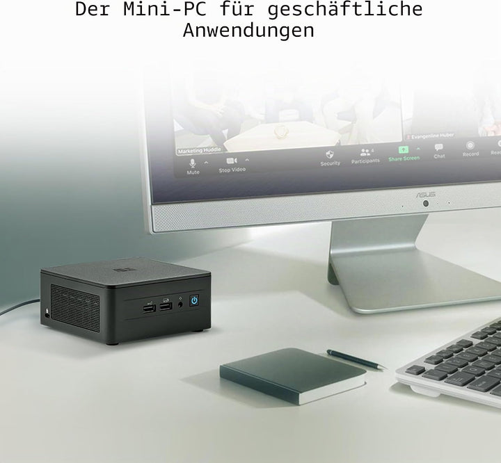 ASUS NUC 13 Pro Slim Kit RNUC13ANKI300002I (Intel Core i3 1315U Prozessor, Intel Grafik, Intel WiFi