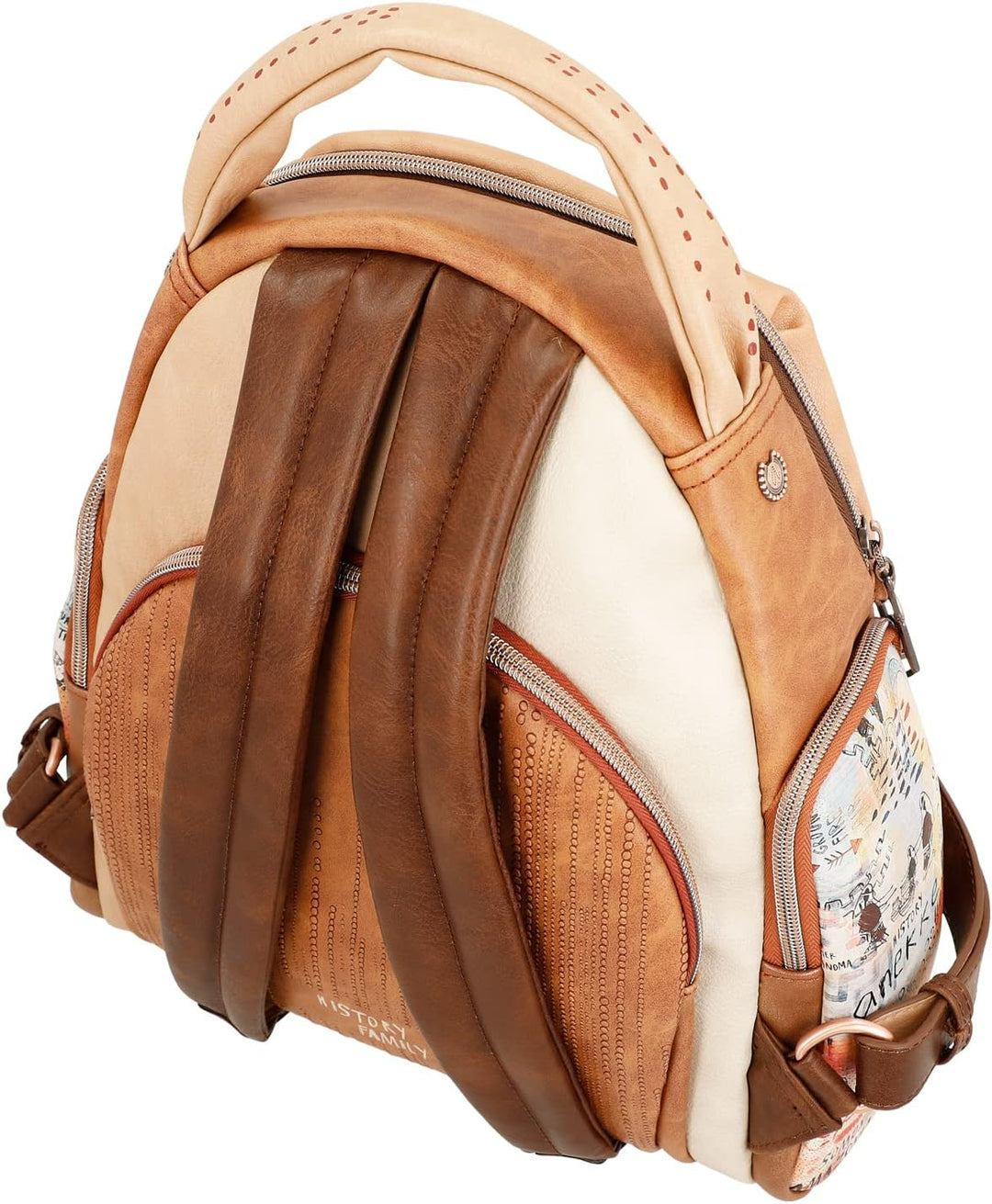 Anekke Damen Spaziergang 36625-221 Mehrfarbig, 31 x 30 x 11 Rucksack für unterwegs, bunt