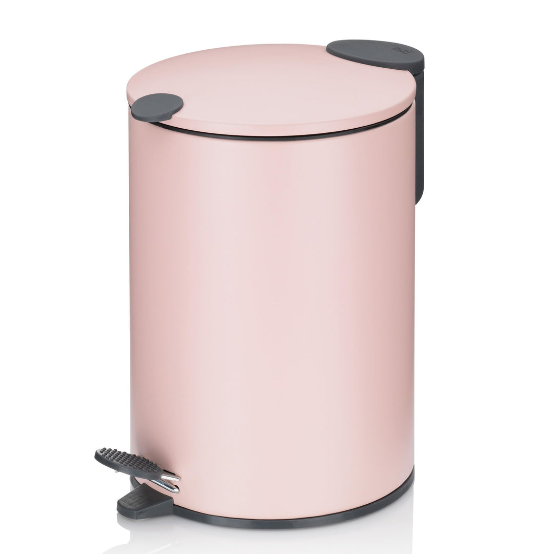 kela Kosmetikeimer 3l rosa matt, Silent-Close-Deckel, Tretmülleimer Badezimmer MATS, Badmülleimer mi