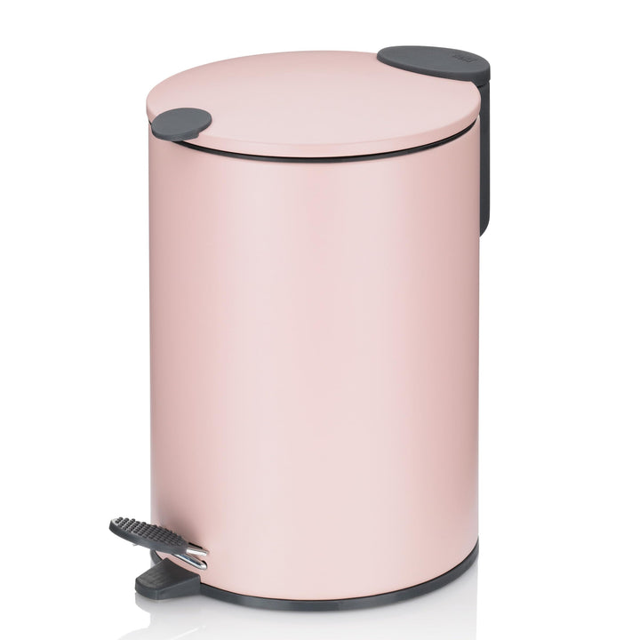 kela Kosmetikeimer 3l rosa matt, Silent-Close-Deckel, Tretmülleimer Badezimmer MATS, Badmülleimer mi