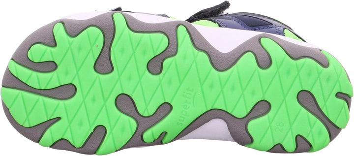 Superfit Jungen Mike 3.0 Sandale 25 EU Blau Hellgrün 8000, 25 EU Blau Hellgrün 8000