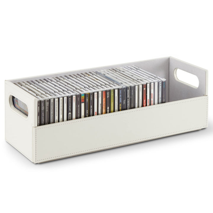 Stock Your Home CD-Aufbewahrungsbox, Organizer-Regal für Filmhüllen, DVDs, Kassettenband-Display-Stä