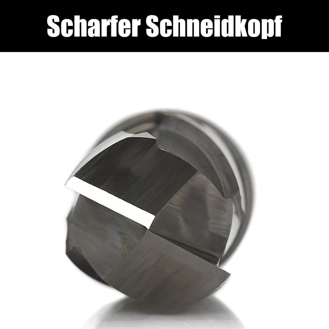 AKYLIN Spiral Bündigfräser 8mm Schaft，Up&amp;Down Kompressions Cut Spiralfräser Fräser für Oberfräse，19