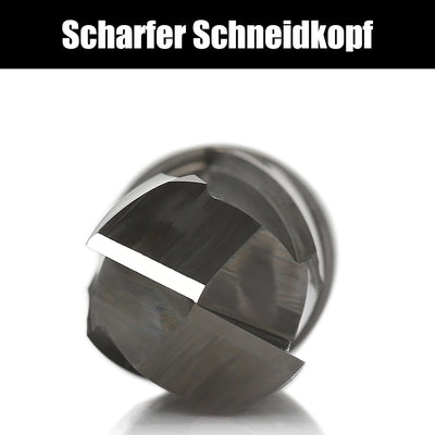 AKYLIN Spiral Bündigfräser 8mm Schaft，Up&Down Kompressions Cut Spiralfräser Fräser für Oberfräse，19
