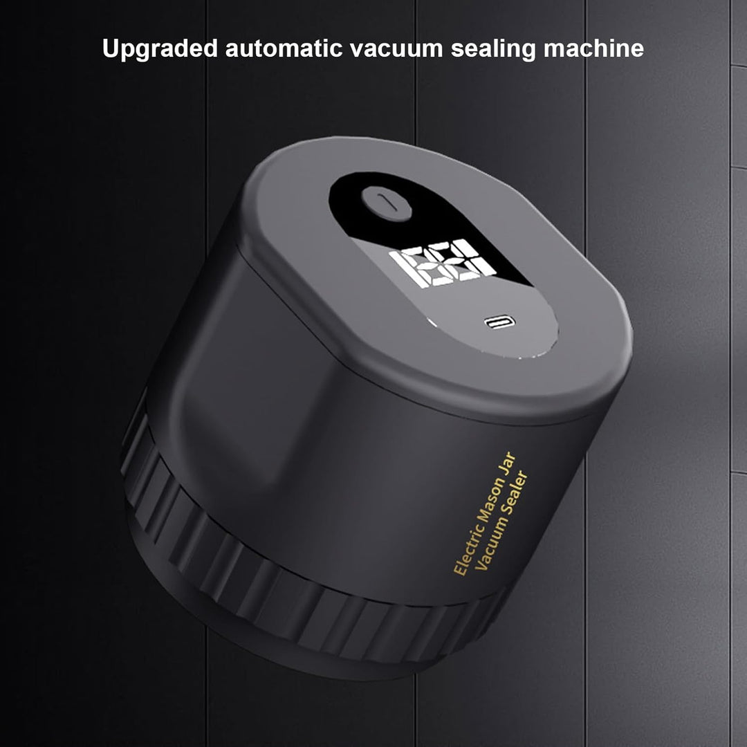 Automatischer Einmachglas-Vakuumierer, Auslaufsicherer Elektrischer Versiegeler mit Starker Saugkraf