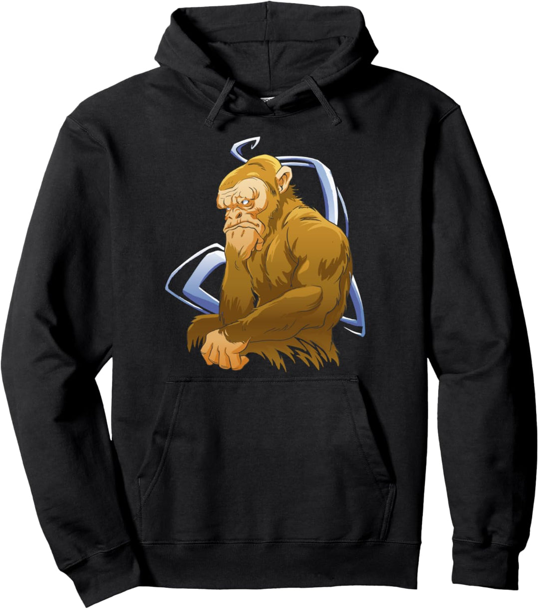 Schimpanse Affe Pullover Hoodie
