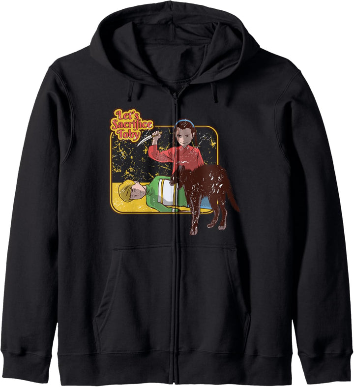 Retro Funny Let's Sacrifice Toby Parodie Erwachsene Humor Geschenk Kapuzenjacke