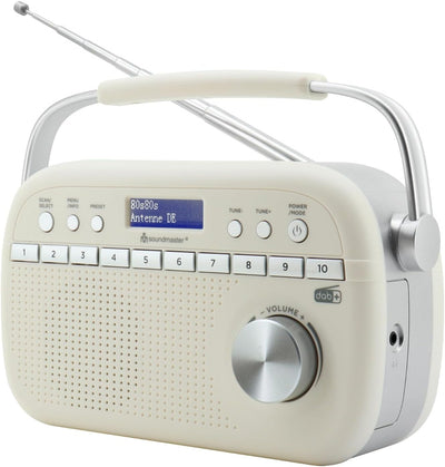 Soundmaster DAB280BE tragbares DAB+ und UKW-RDS Digitalradio mit Kopfhörerbuchse …