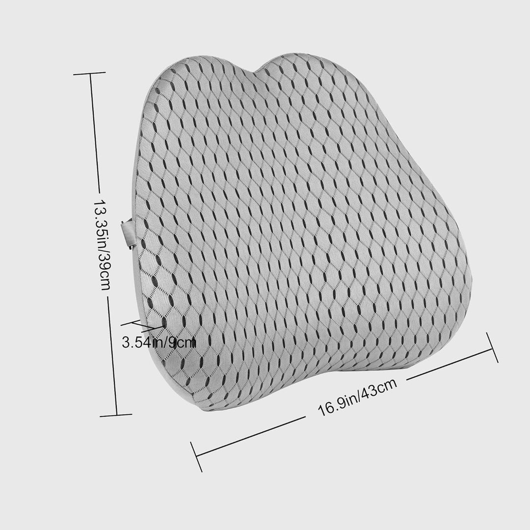 Livtribe Rückenkissen,Memory Foam Lendenkissen Auto,Ergonomisches Lendenwirbelstützkissen für Bürost