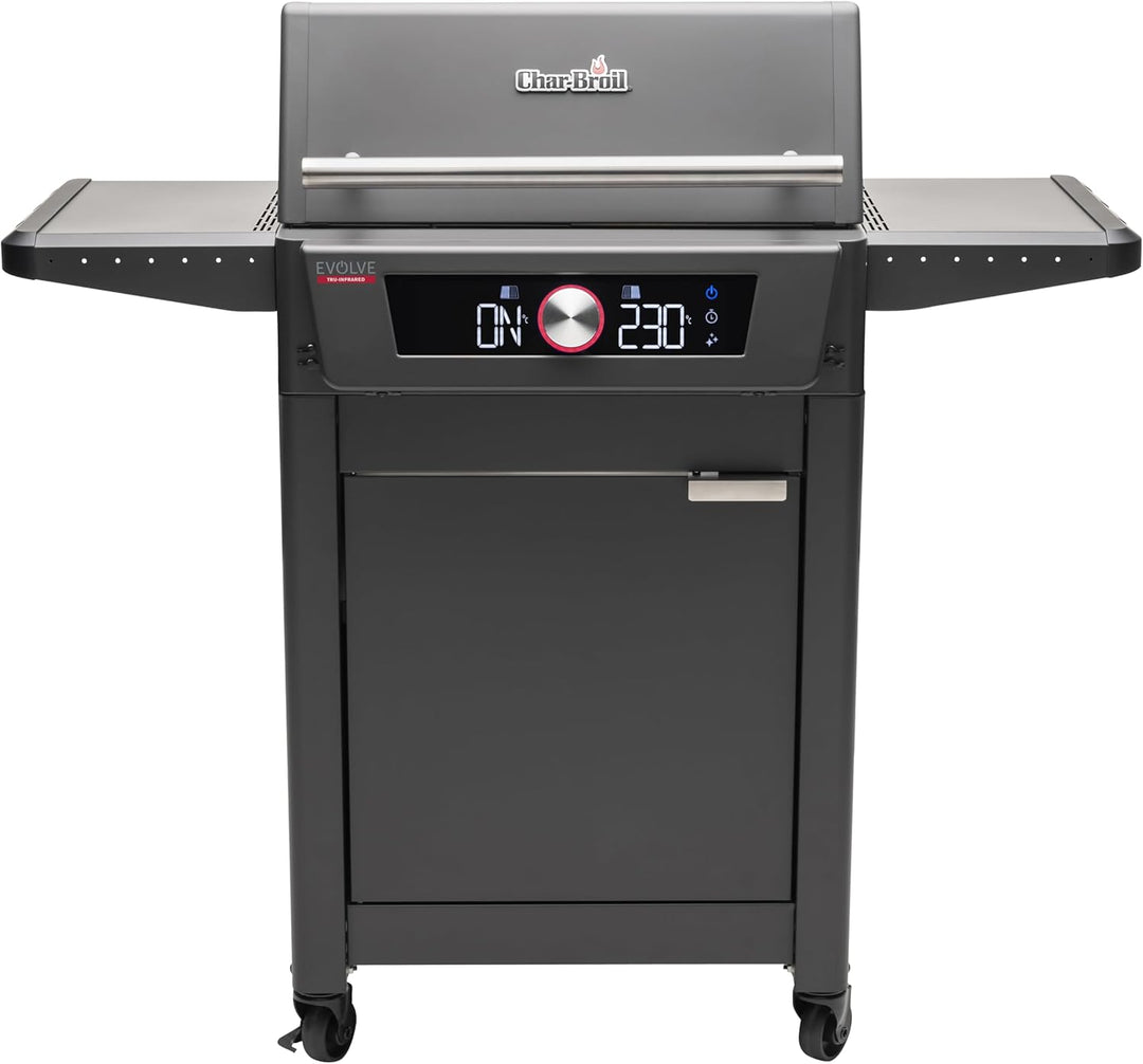 Char-Broil Evolve Electric E-Power Grillen, 90°C-370°C, APP Control, Reinigungsfunktion & SMART-E We
