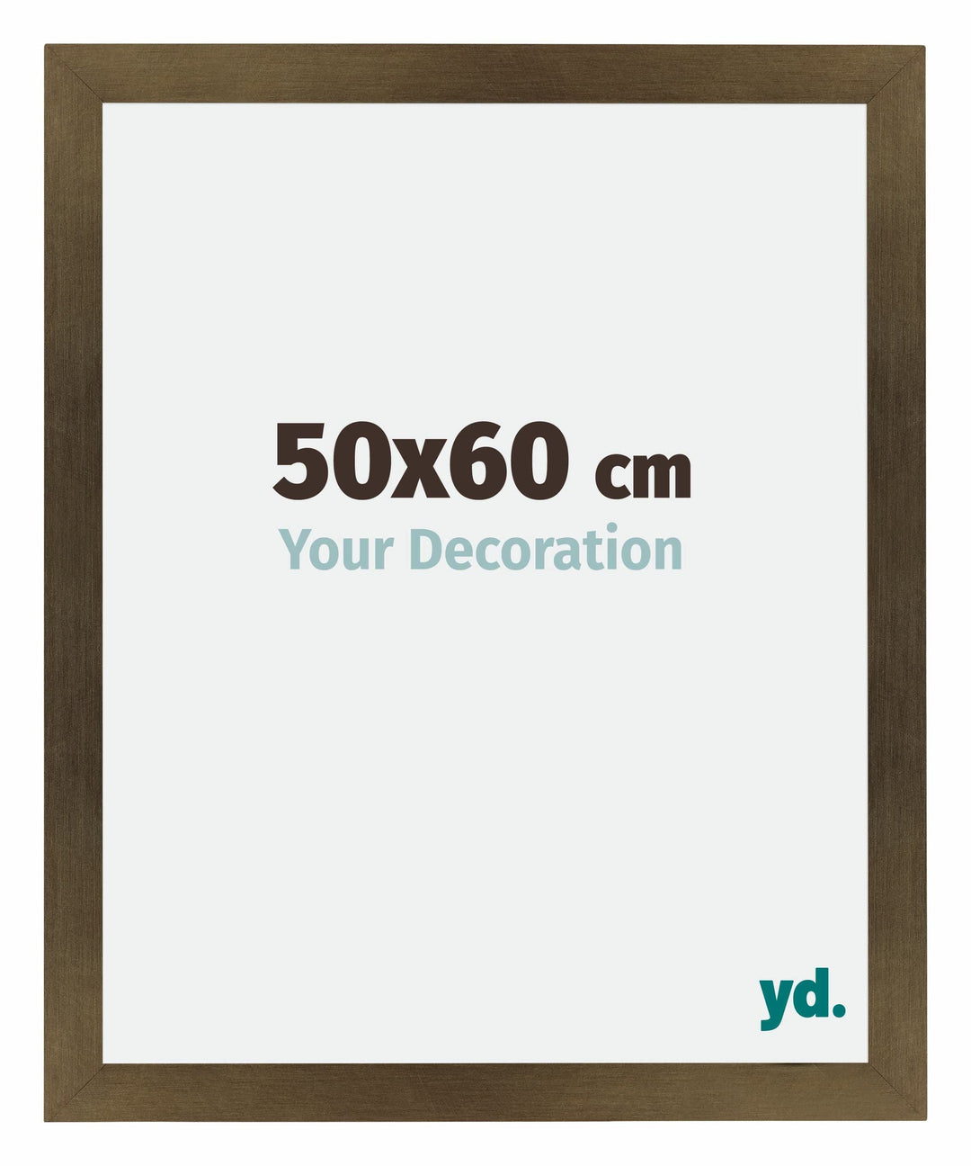 yd. Your Decoration - Bilderrahmen 50x60 cm - Bilderrahmen aus MDF mit Acrylglas - Antireflex - Ausg