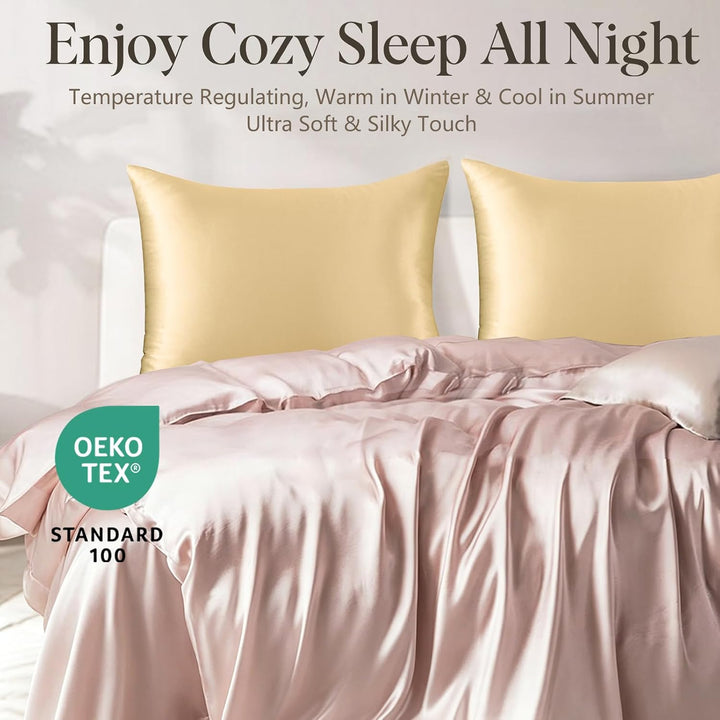 Seidenkissenbezug Jaciu Silk Pillowcase 21 Momme beidseitiger Seidenkissenbezug Kissenbezug Versteck