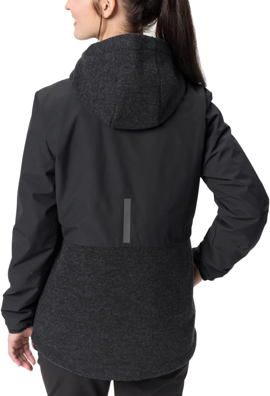 VAUDE Damen Women's Cyclist Padded Jacket Iv Jacke, 40 black uni