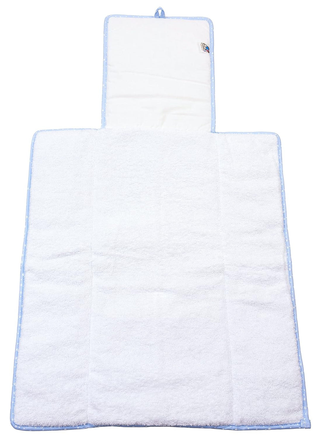 Filet - Wickeltasche, weich, aus 100% Baumwolle, hergestellt in Italien, für Babys/Kleinkinder – Wei