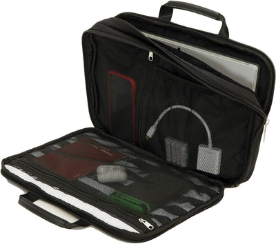 Invicta Organized Office Bag, Schwarz, Laptop- und Tablet-Hülle Schwarz M, Schwarz M