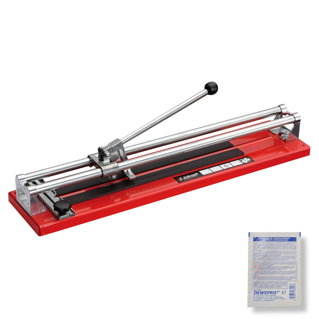 JOKOSIT® Fliesenschneider BASIC-CUT 600mm inkl. 1 St. DEWEPRO SingleScrubs