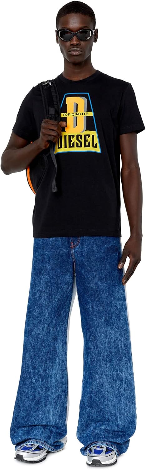 Diesel Herren T-diegor-g7 T-Shirt (1er Pack) 3XL 9xx-0grai, 3XL 9xx-0grai