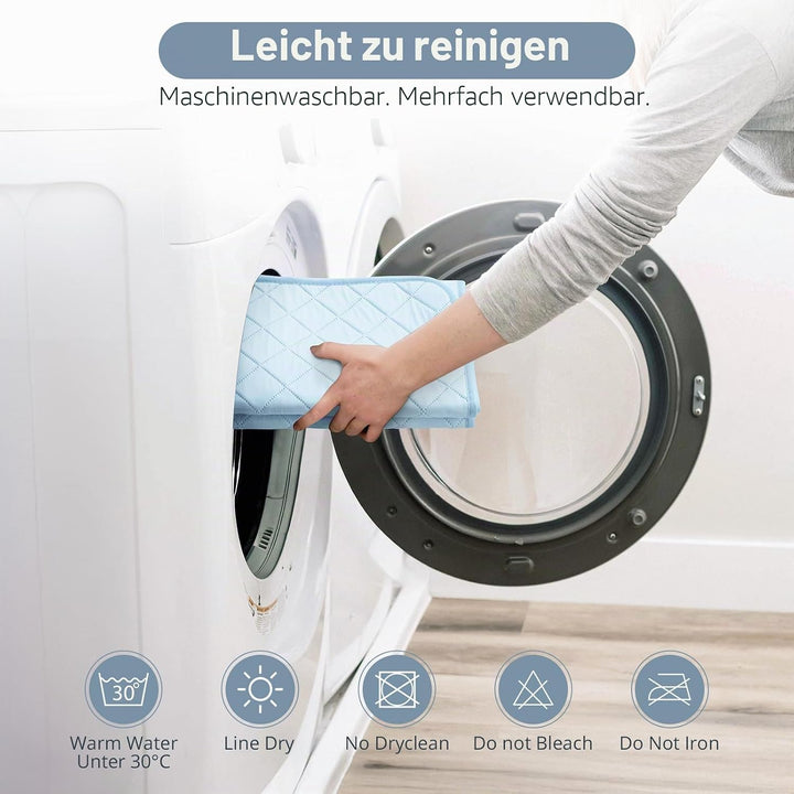 2pcs Urinunterlage Matte 70x100CM, Kühlmatte für Hunde, Pet Cooling Mat Waschbar, wasserdicht Urinie