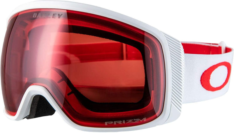 Oakley Herren Flight Tracker Skibrille Einheitsgrösse Matte White / Prizm Rose, Einheitsgrösse Matte