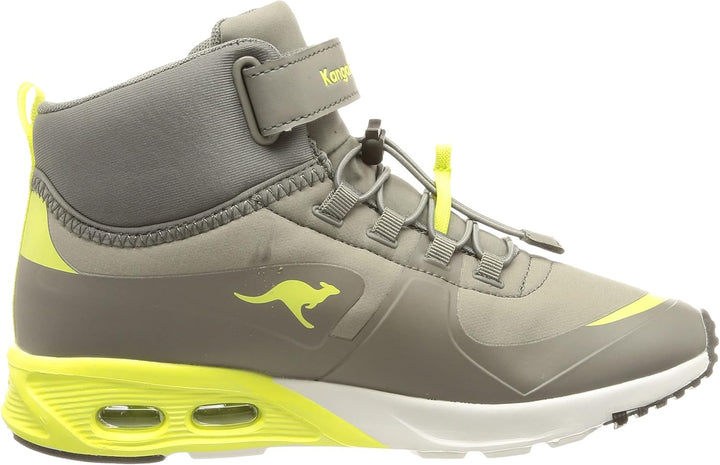 KangaROOS Unisex Kinder Kx-Hydro Sneaker 27 EU Ultimate Grey Limetta, 27 EU Ultimate Grey Limetta