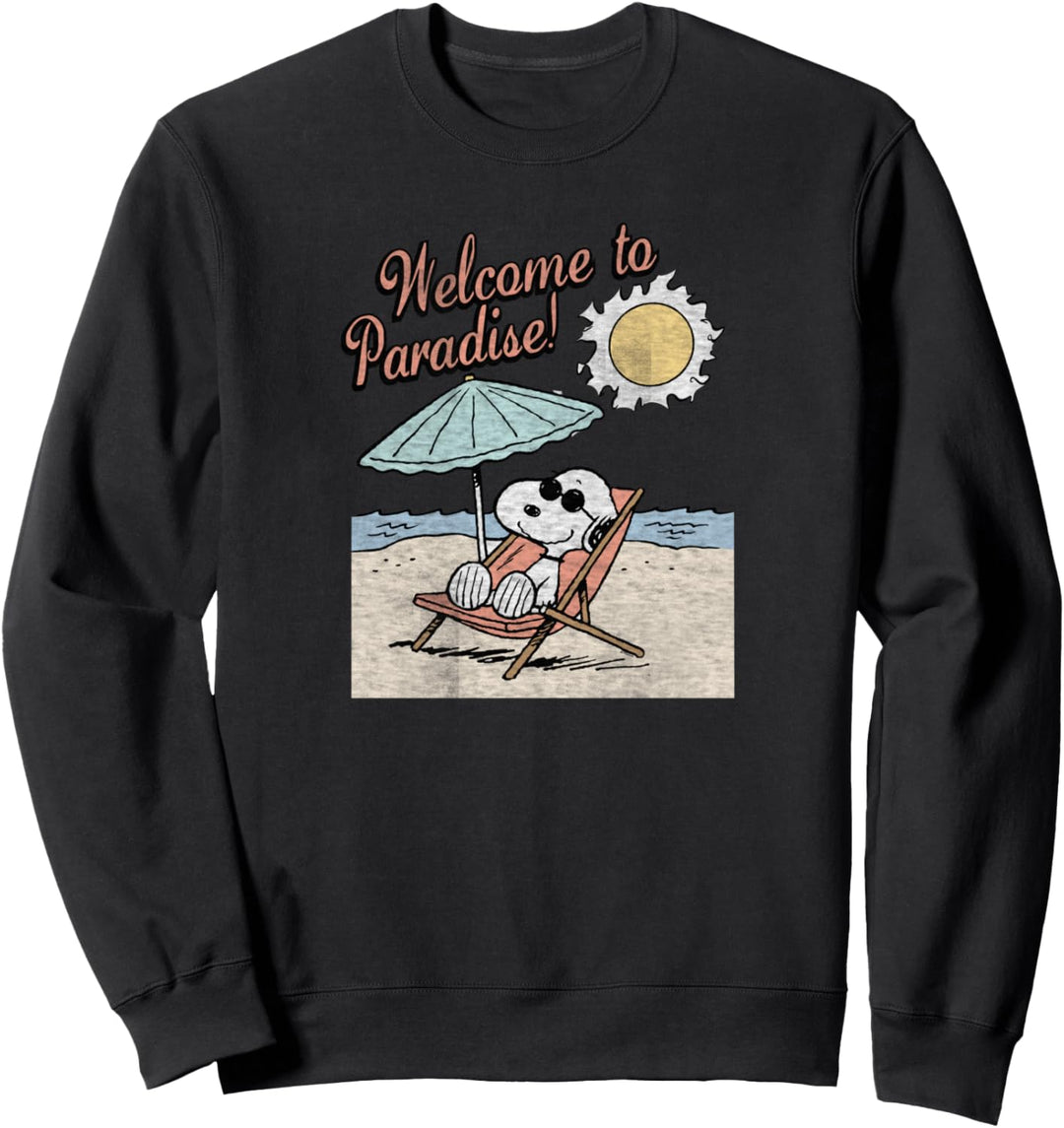Peanuts Snoopy Willkommen im Paradies Sweatshirt