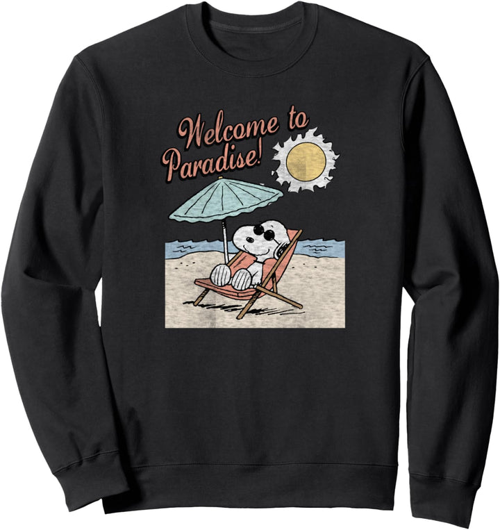 Peanuts Snoopy Willkommen im Paradies Sweatshirt