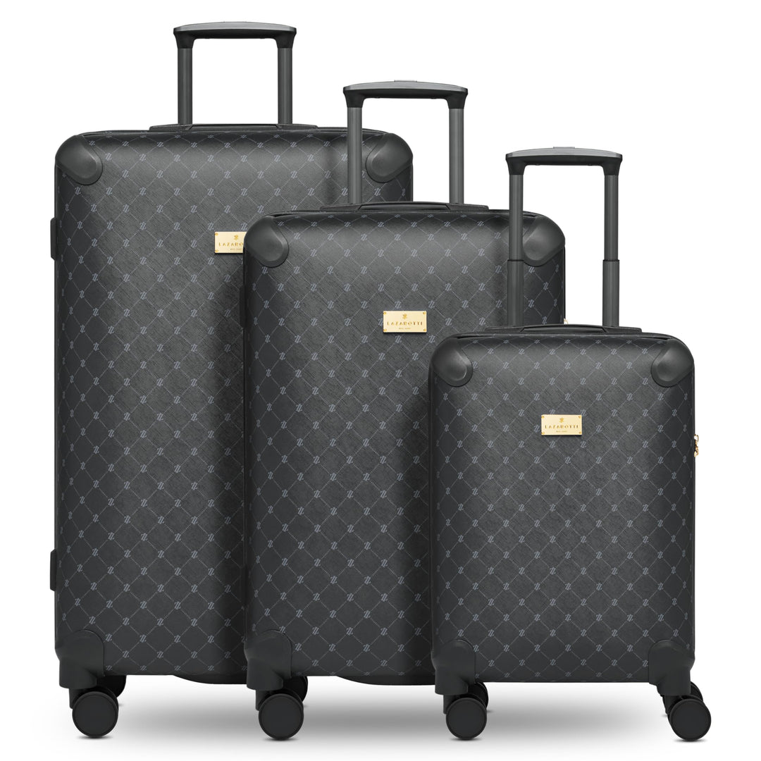 Lazarotti Koffer-Set 3-teilig | 3er Trolley Set S 55 cm + M 66 cm + L 79 cm | leichtes hybrides Mate