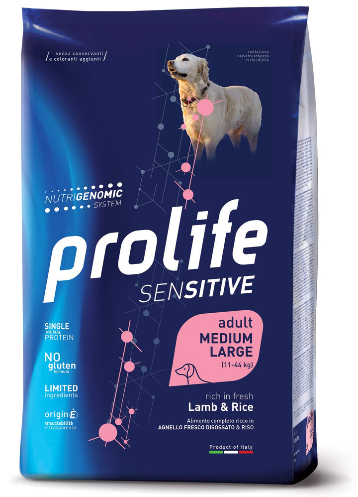 Prolife Sensitive Adult Lamm & Reis - Medium/Large - 10 kg Sack