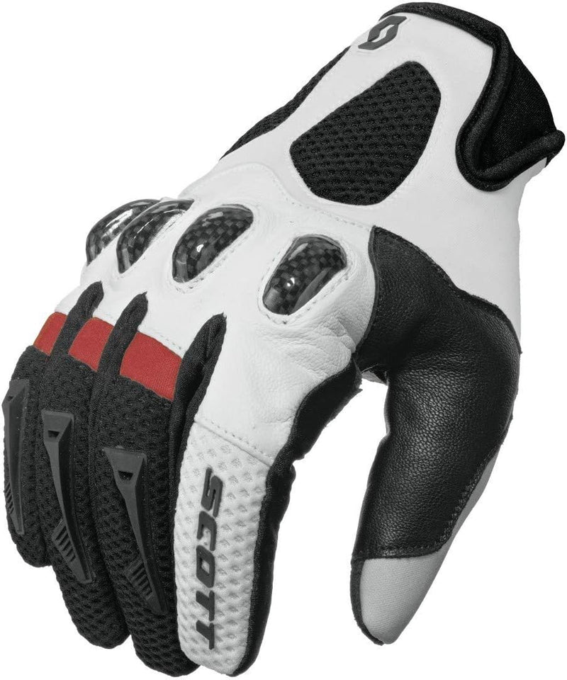 Scott Assault MX DH Motorrad/Fahrrad Handschuhe schwarz/weiss 2024, L