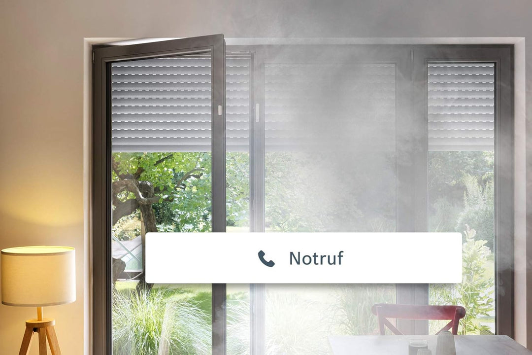 Bosch Smart Home Rauchmelder Twinguard mit Luftqualitätsmessung und App-Funktion, kompatibel mit App