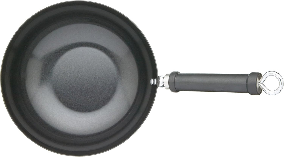 KitchenCraft World of Flavours Antihaft-Wok für Induktionskochfeld, Kohlenstoffstahl, Rührbratpfanne