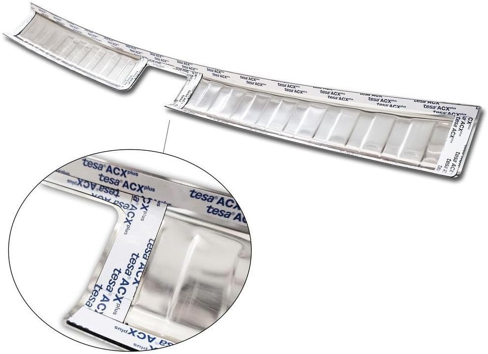 Avisa Edelstahl Innere Heckstossstangenschutz kompatibel mit Seat Ateca 2016-2020 & FL 2020- inkl. C